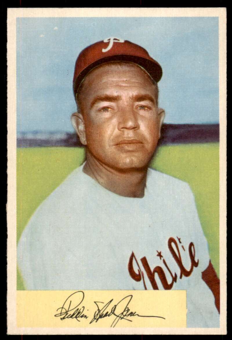 Willie Jones Card 1954 Bowman #143 Image 1