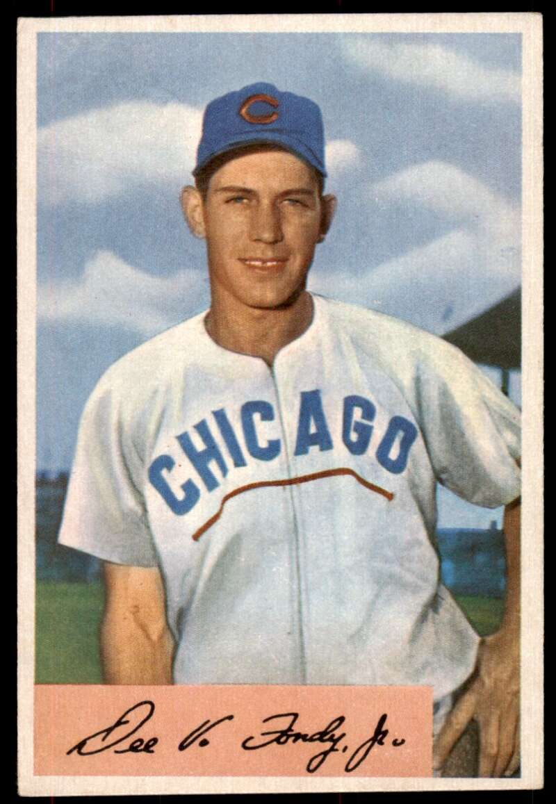 Dee Fondy Card 1954 Bowman #173 Image 1