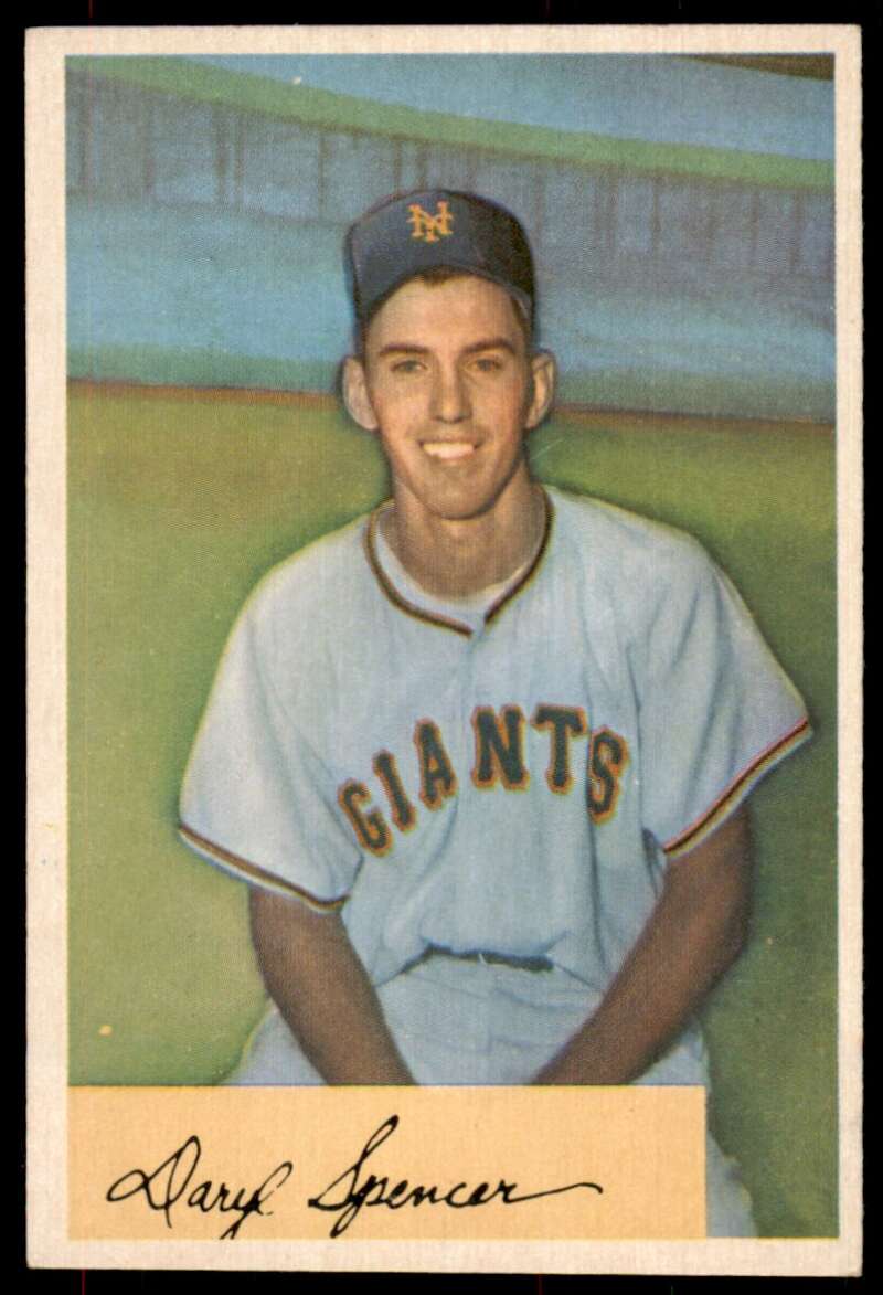 Daryl Spencer Card 1954 Bowman #185 Image 1