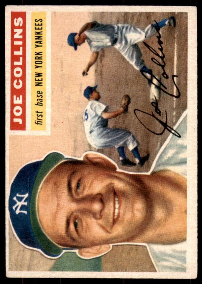 Joe Collins Card 1956 Topps #21 Image 1