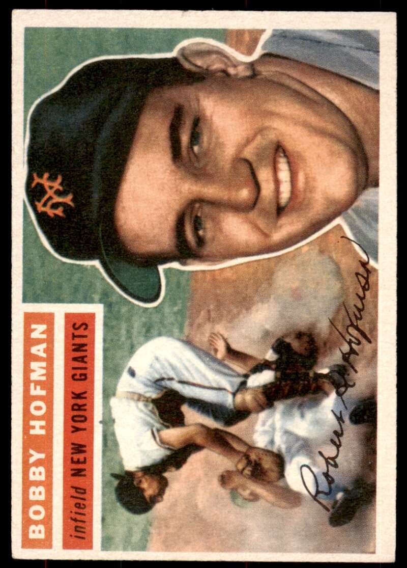 Bobby Hofman Card 1956 Topps #28 Image 1