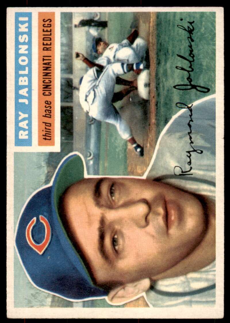 Ray Jablonski Card 1956 Topps #86 Image 1