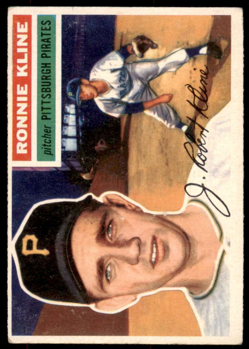 Ronnie Kline Card 1956 Topps #94 Image 1