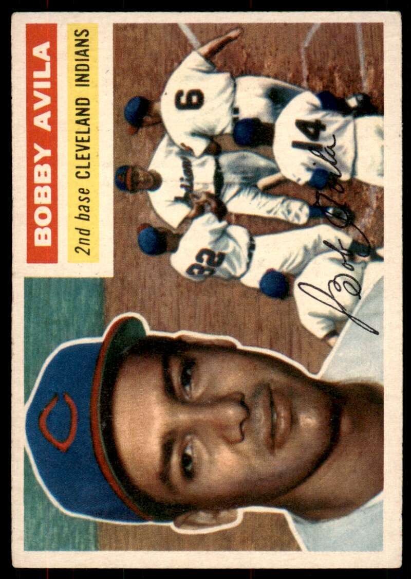 Bobby Avila Card 1956 Topps #132 Image 1