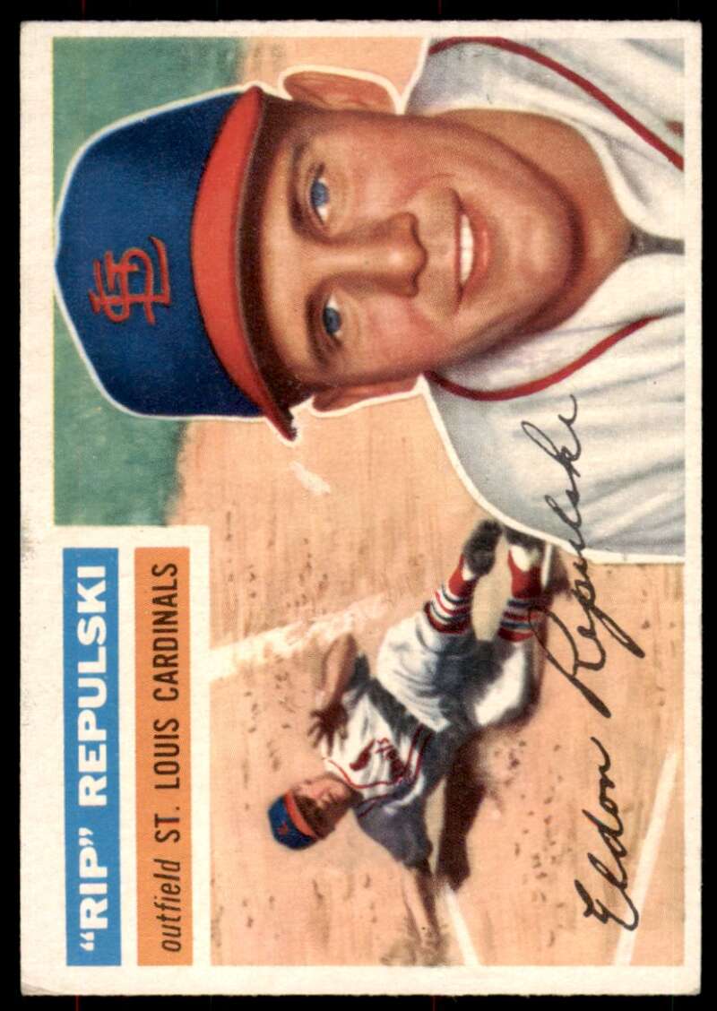 Rip Repulski Card 1956 Topps #201 Image 1