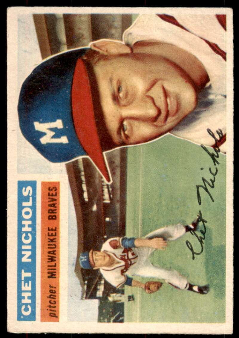 Chet Nichols Card 1956 Topps #278 Image 1