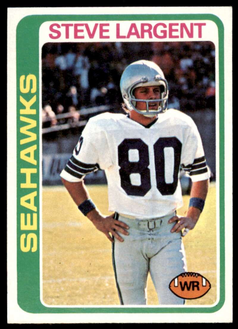 Steve Largent Card 1978 Topps #443 Image 1