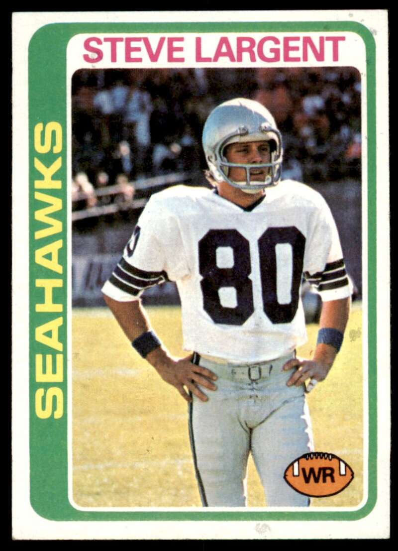 Steve Largent Card 1978 Topps #443 Image 1