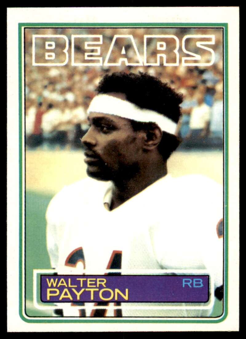 Walter Payton Card 1983 Topps #36 Image 1