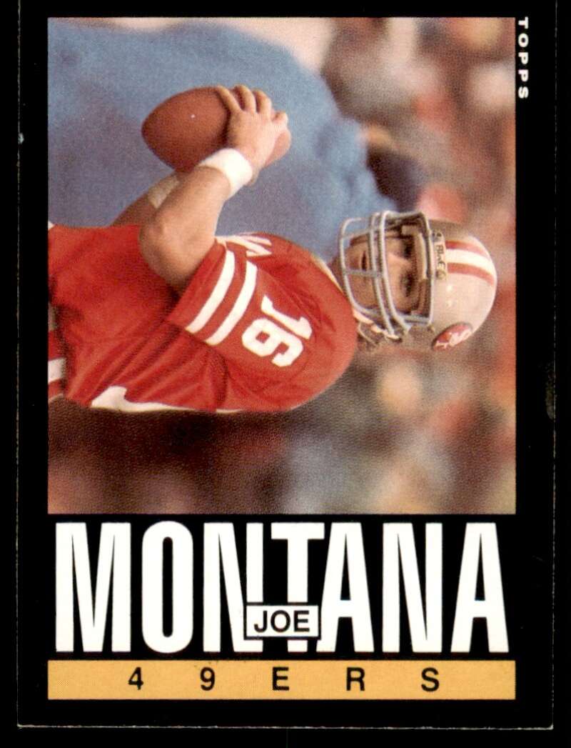 Joe Montana Card 1985 Topps #157 Image 1