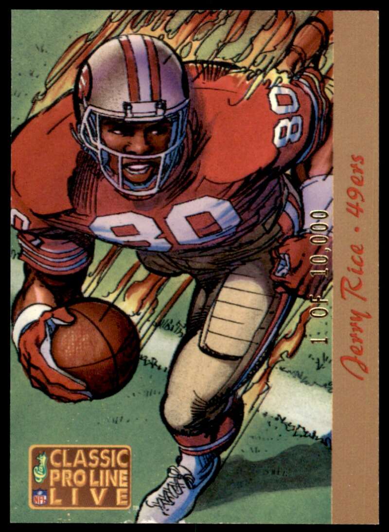 Jerry Rice Card 1993 Pro Line Live Illustrated #SP2 Image 1