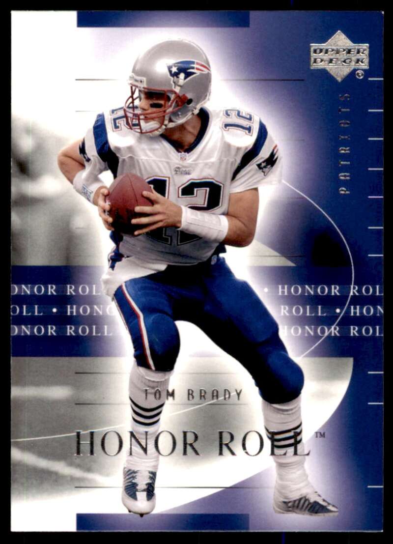 Tom Brady Card 2002 Upper Deck Honor Roll #34 Image 1