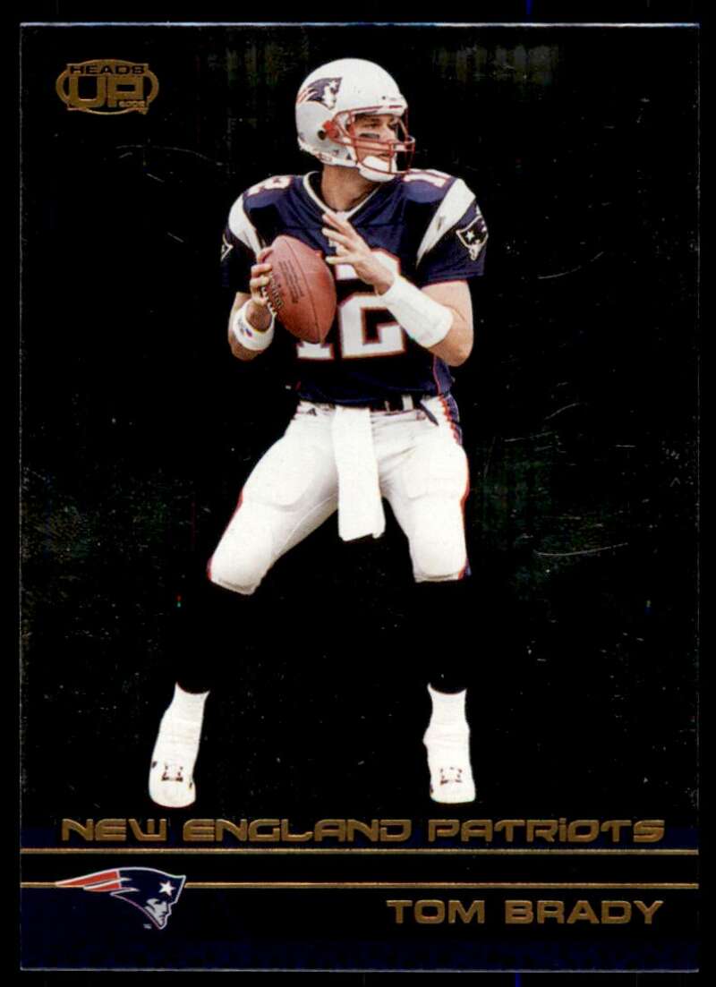 Tom Brady Card 2002 Pacific Heads Up #71 Image 1