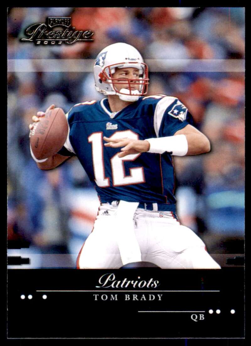 Tom Brady Card 2002 Playoff Prestige #85 Image 1