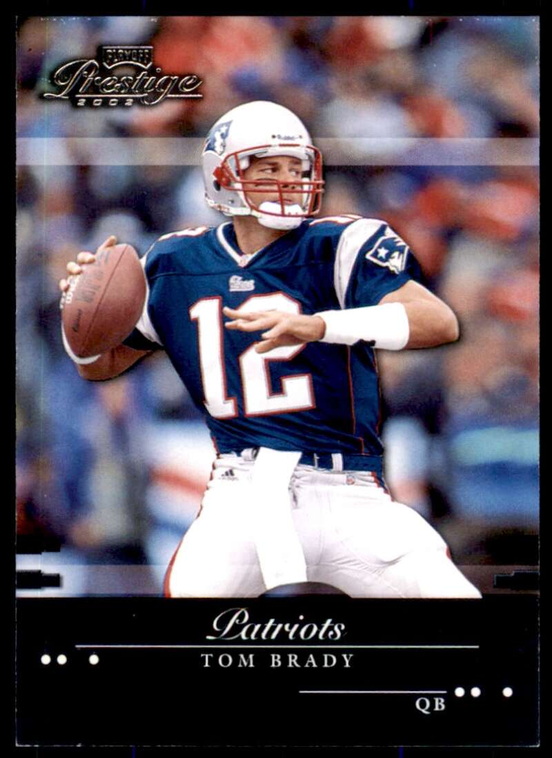 Tom Brady Card 2002 Playoff Prestige #85 Image 1