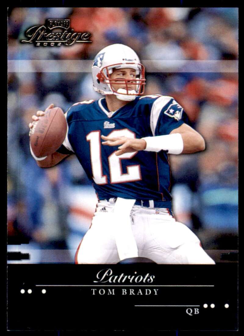 Tom Brady Card 2002 Playoff Prestige #85 Image 1