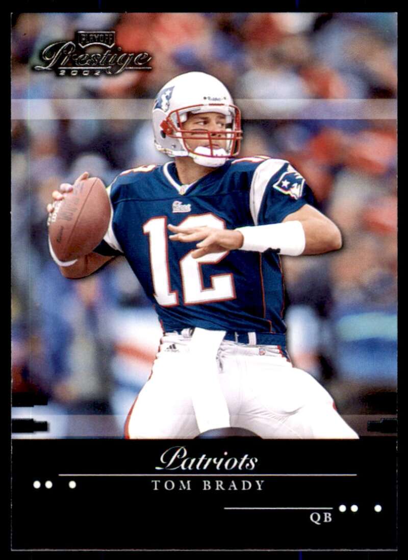 Tom Brady Card 2002 Playoff Prestige #85 Image 1