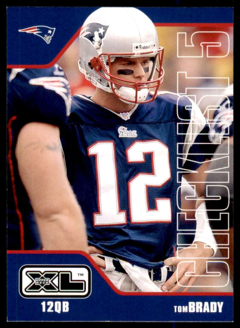 Tom Brady Card 2002 Upper Deck XL #500 Image 1