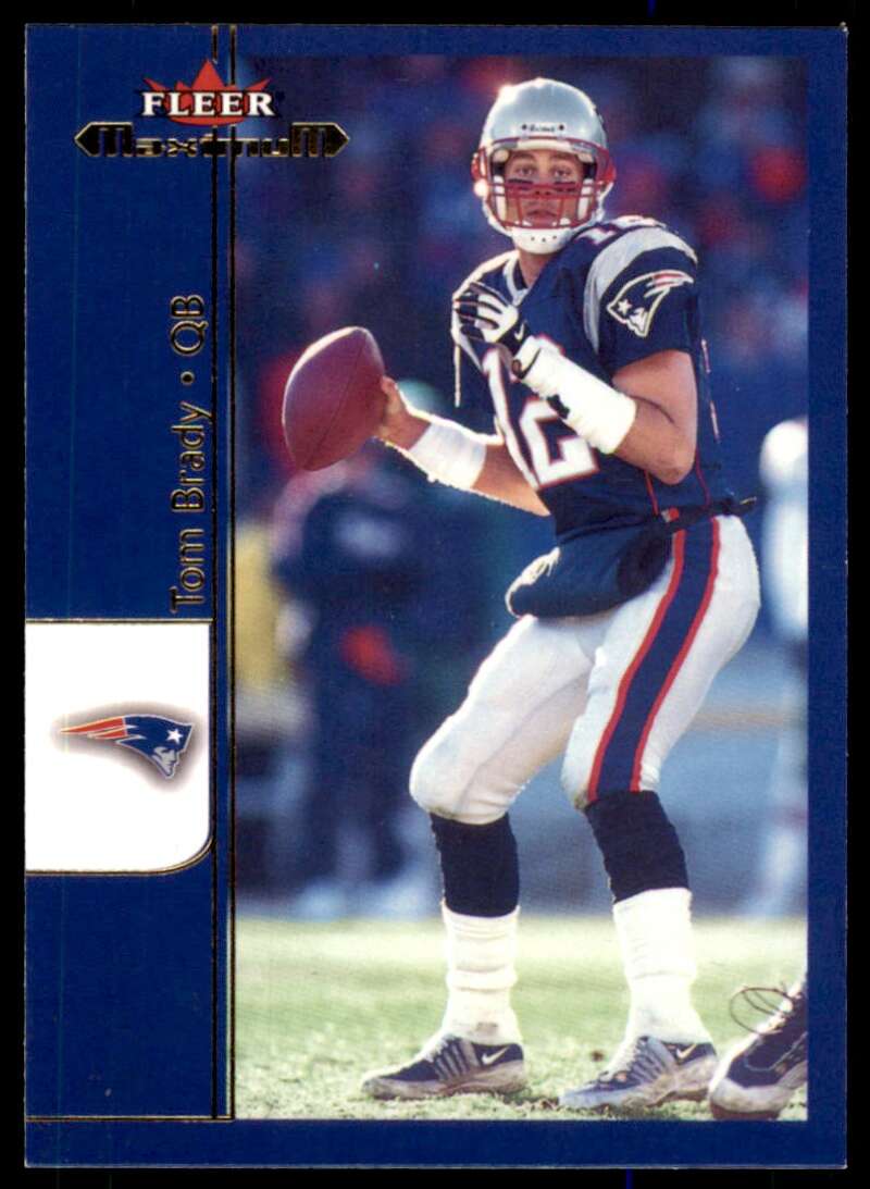 Tom Brady Card 2002 Fleer Maximum #1 Image 1