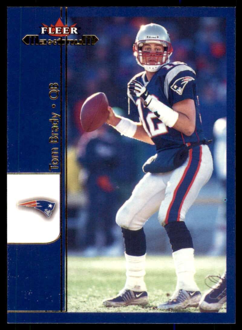 Tom Brady Card 2002 Fleer Maximum #1 Image 1