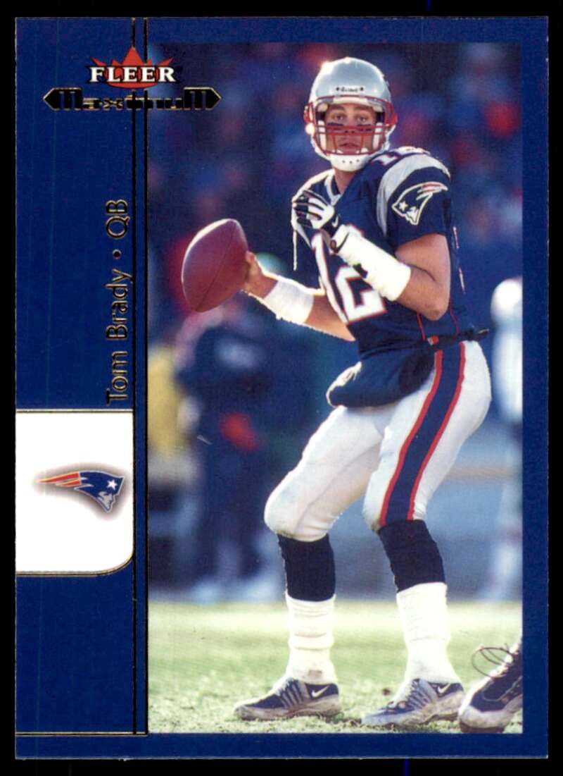 Tom Brady Card 2002 Fleer Maximum #1 Image 1