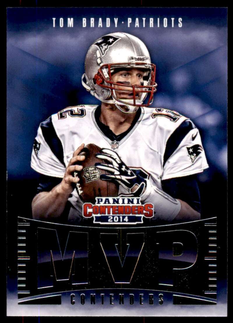 Tom Brady Card 2014 Panini Contenders MVP #1 Image 1