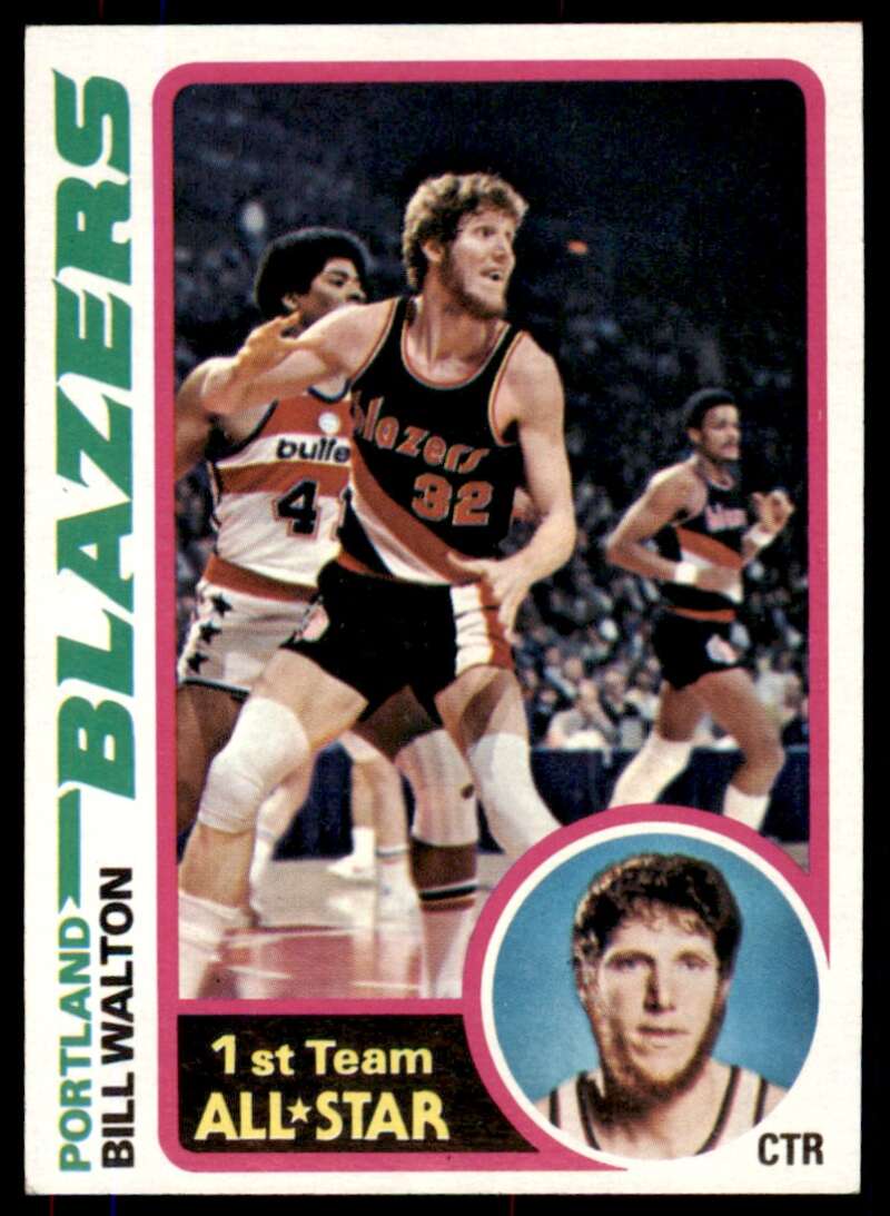 Bill Walton Card 1978-79 Topps #1 Image 1