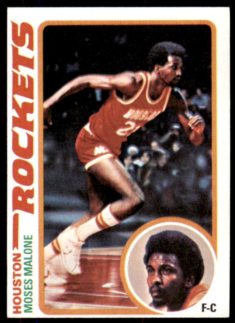 Moses Malone Card 1978-79 Topps #38 Image 1