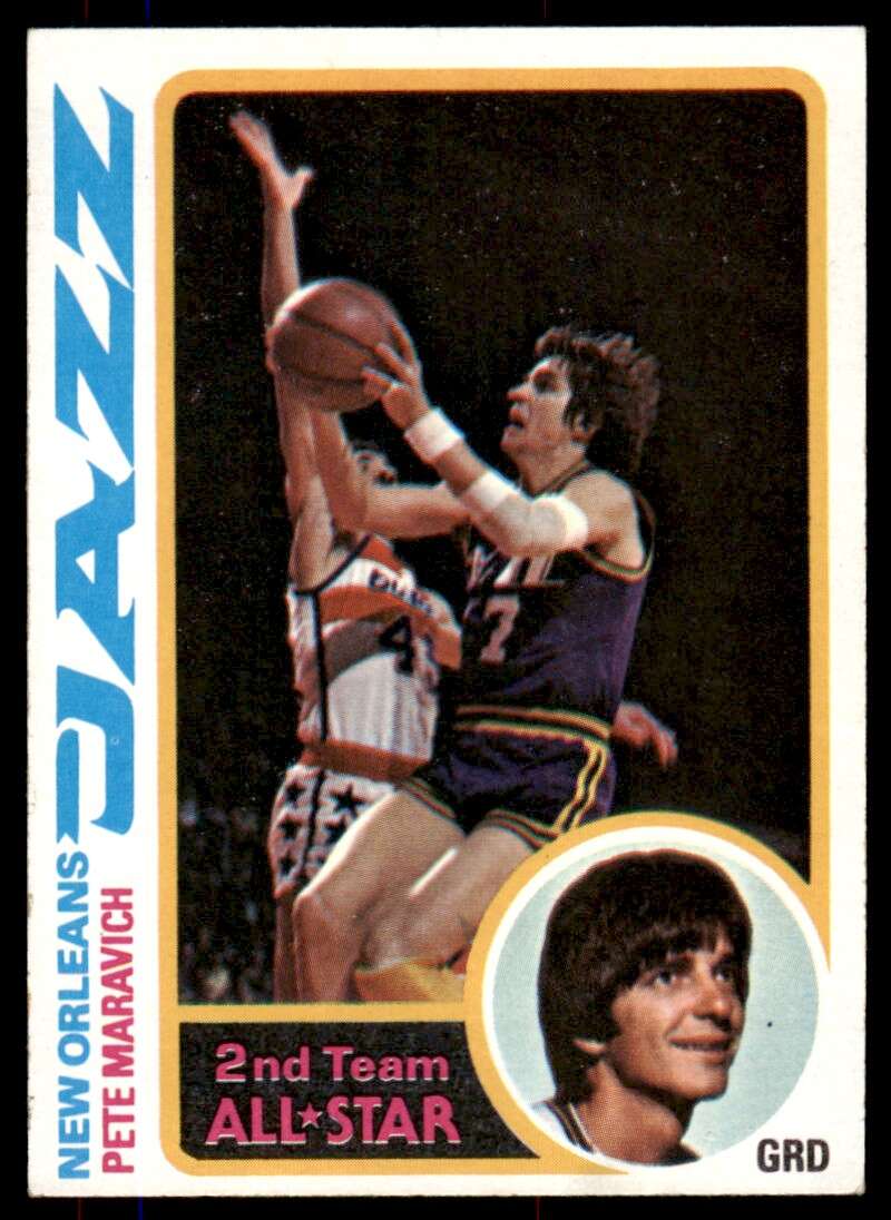 Pete Maravich Card 1978-79 Topps #80 Image 1