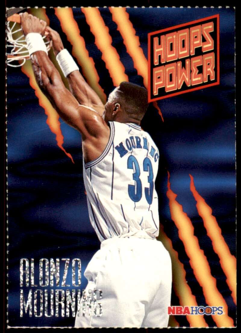 Alonzo Mourning Card 1994-95 Hoops Power Ratings #PR-6 Image 1