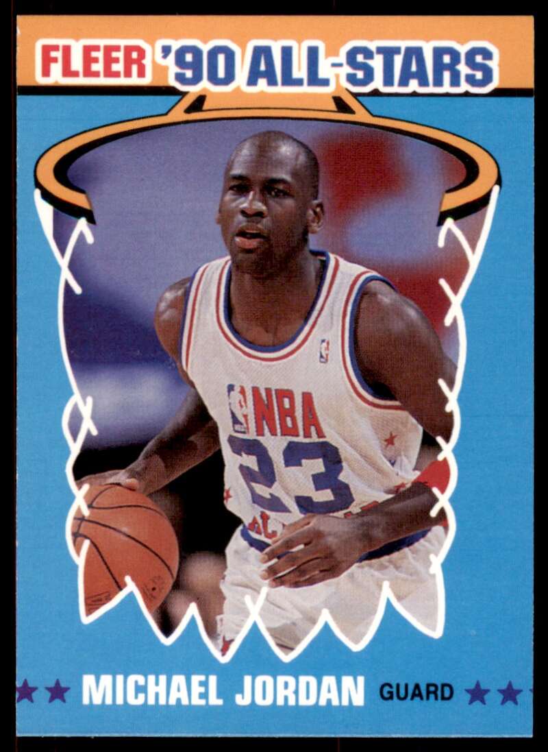 Michael Jordan Card 1990-91 Fleer All-Stars #5 Image 1