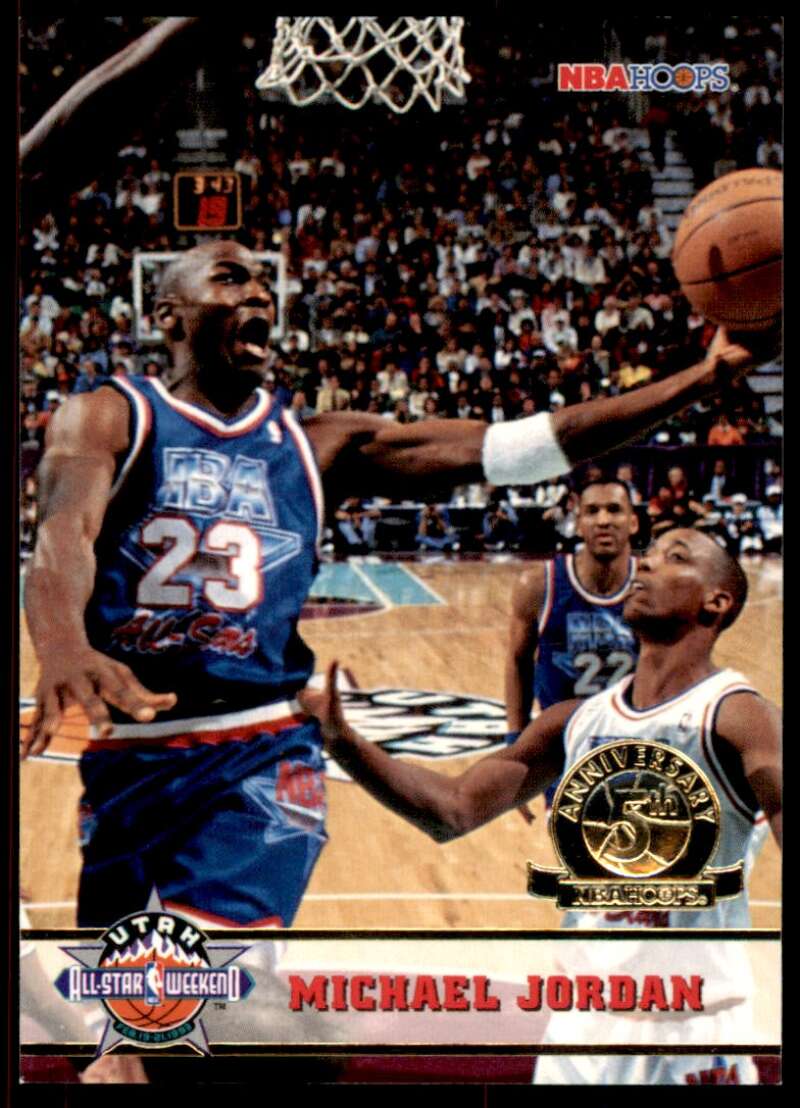 Michael Jordan Card 1993-94 Hoops Gold #257 Image 1