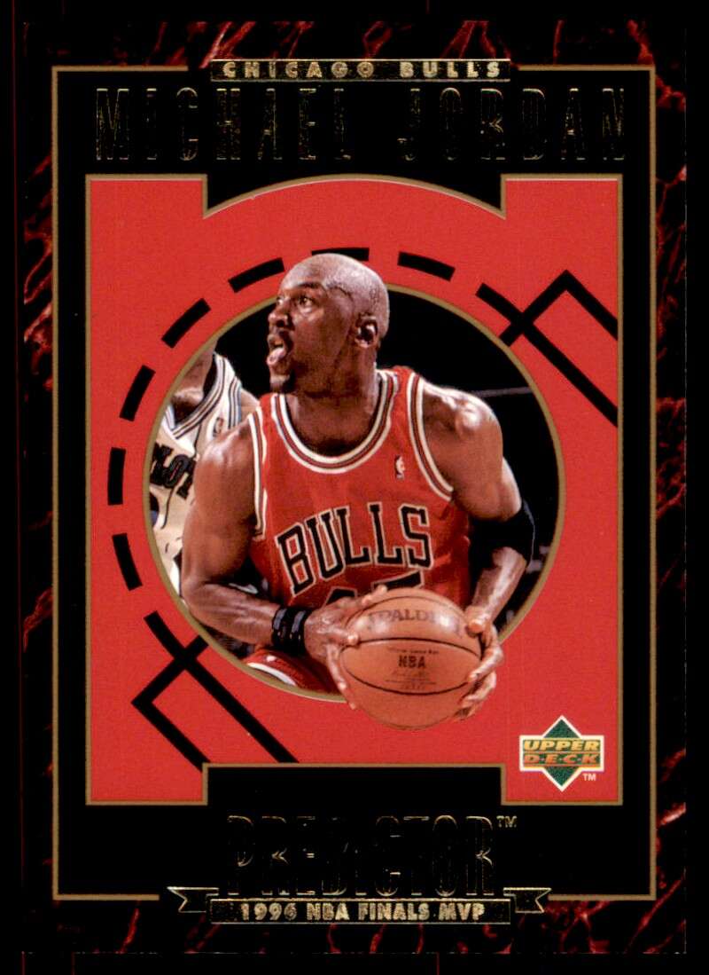 Michael Jordan Card 1995-96 Upper Deck Predictors MVP #R5 Image 1