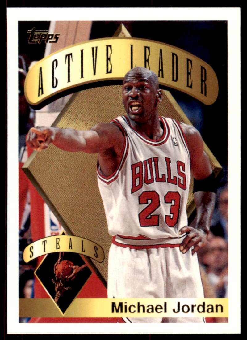 Michael Jordan Card 1995-96 Topps #4 Image 1