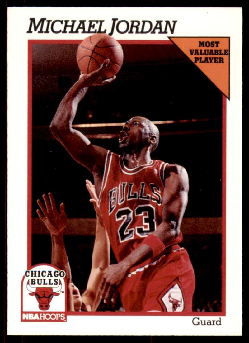 Michael Jordan Card 1991-92 Hoops #30 Image 1