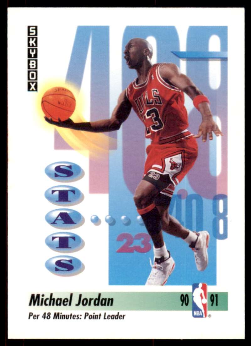 Michael Jordan Card 1991-92 SkyBox #307 Image 1