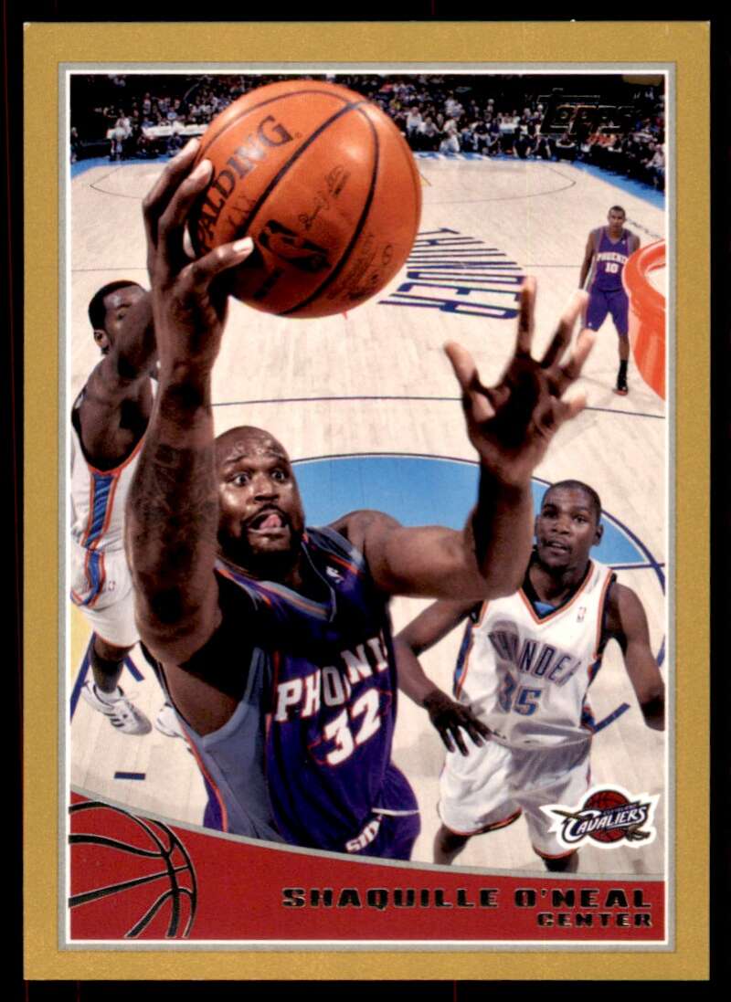 Shaquille O'Neal Card 2009-10 Topps Gold #238 Image 1