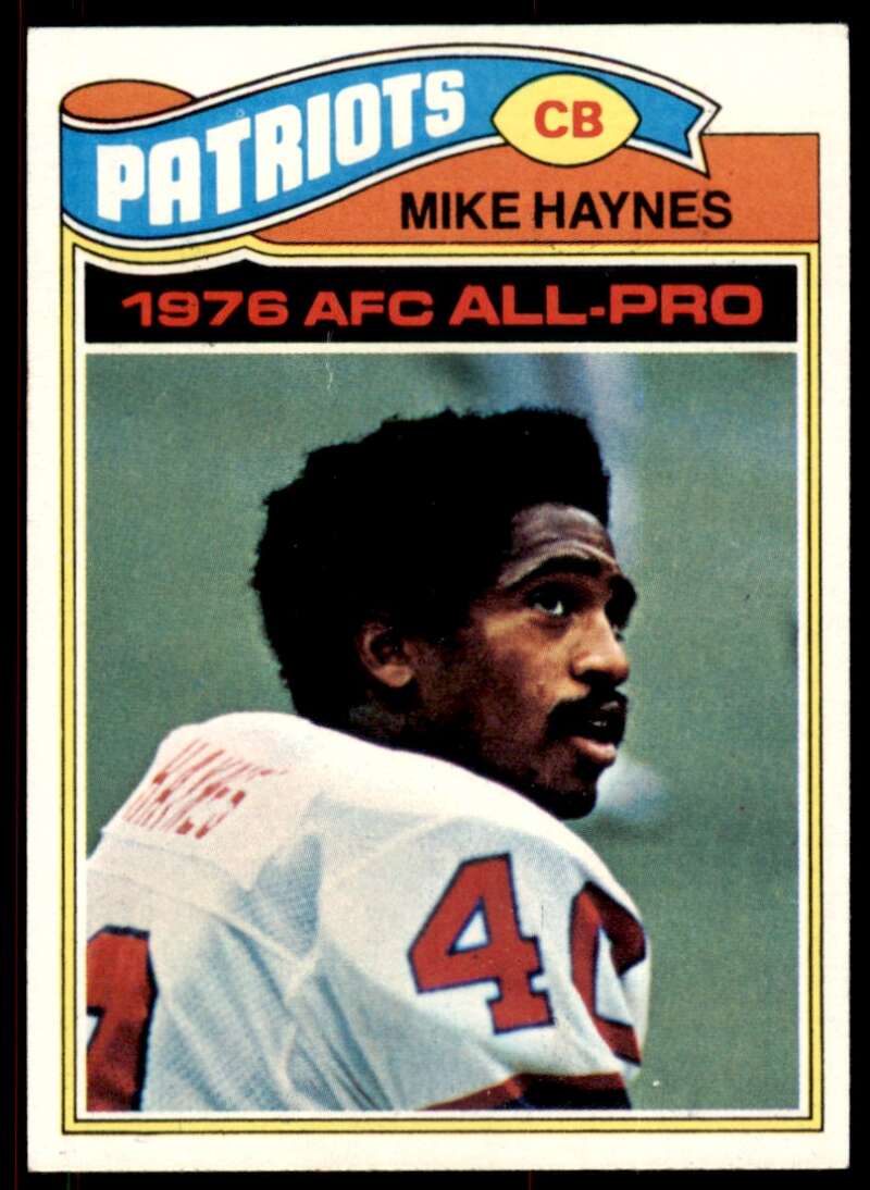 Mike Haynes Rookie Card 1977 Topps #50 Image 1