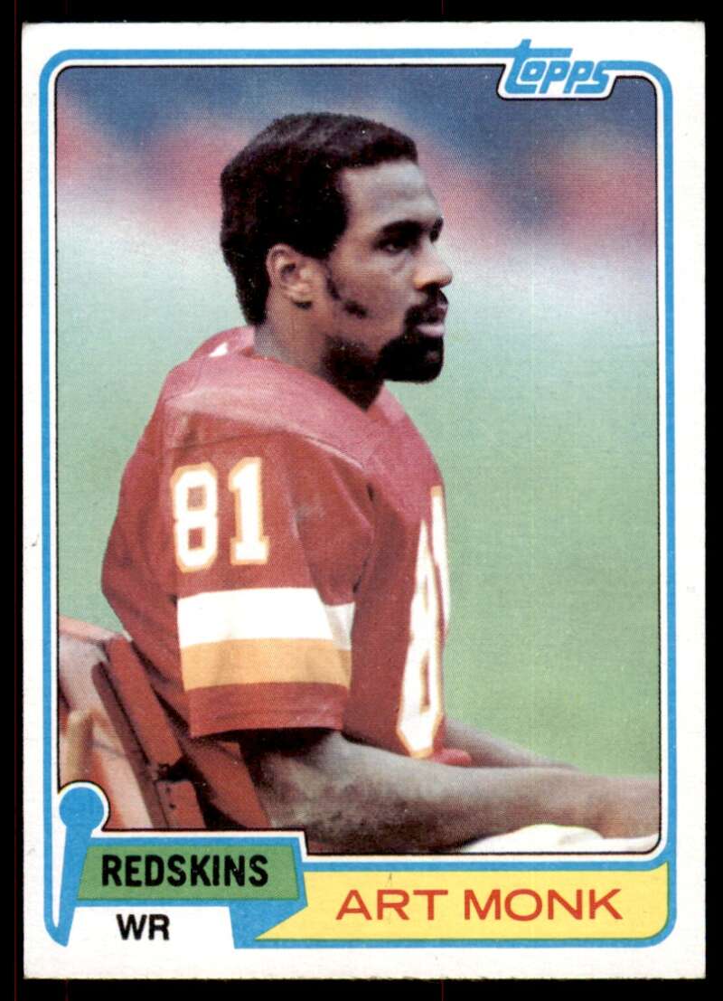 Art Monk Rookie Card 1981 Topps #194 Image 1