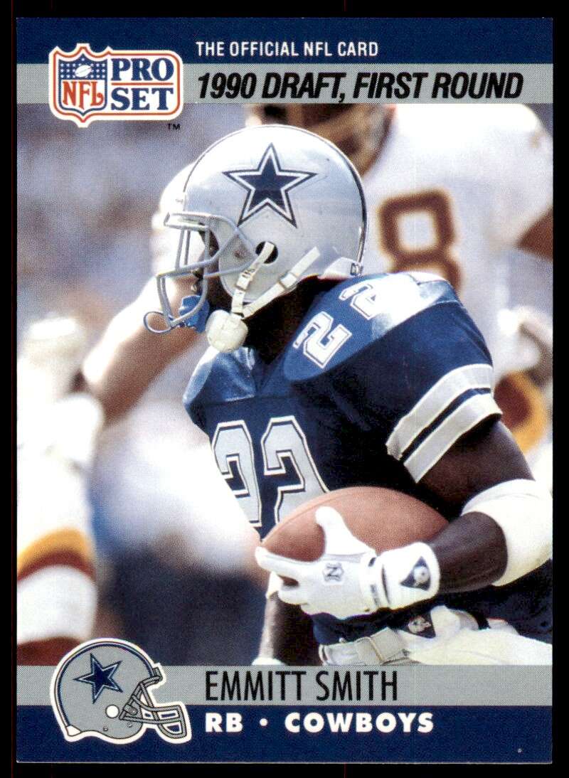 Emmitt Smith Rookie Card 1990 Pro Set #685 Image 1