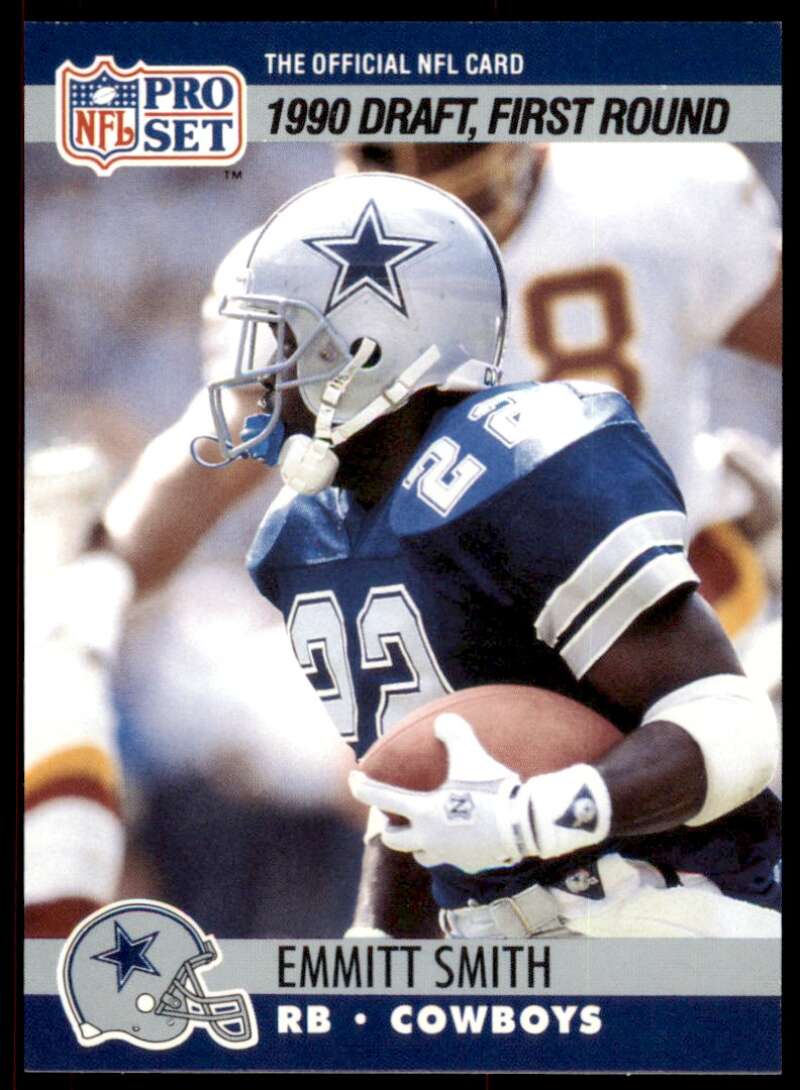 Emmitt Smith Rookie Card 1990 Pro Set #685 Image 1