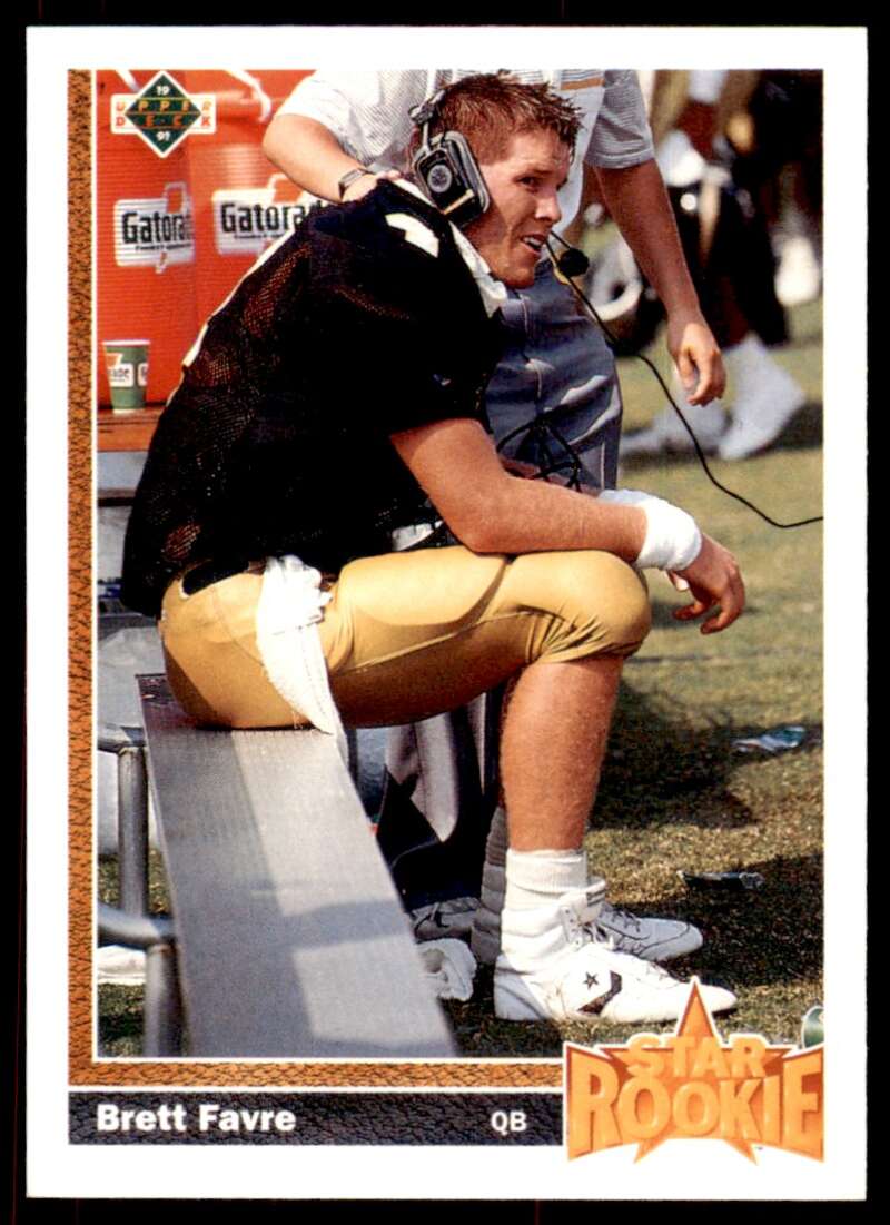 Brett Favre Rookie Card 1991 Upper Deck #13 Image 1