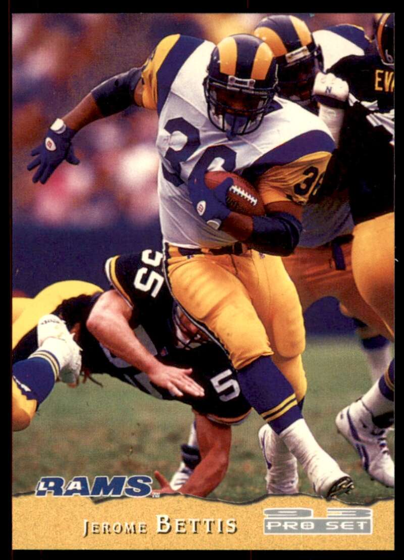 Jerome Bettis Rookie Card 1993 Pro Set #226 Image 1