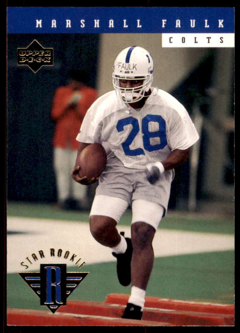 Marshall Faulk Rookie Card 1994 Upper Deck #7 Image 1