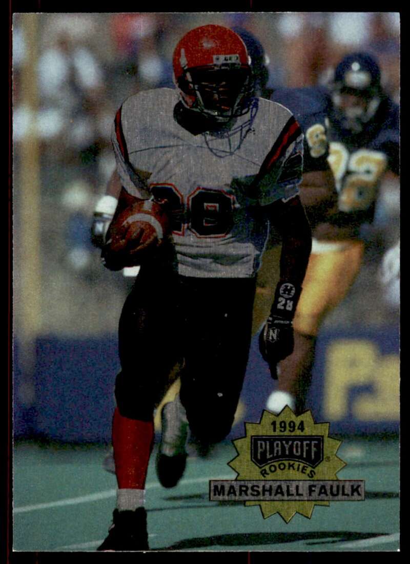 Marshall Faulk Rookie Card 1994 Playoff #304 Image 1