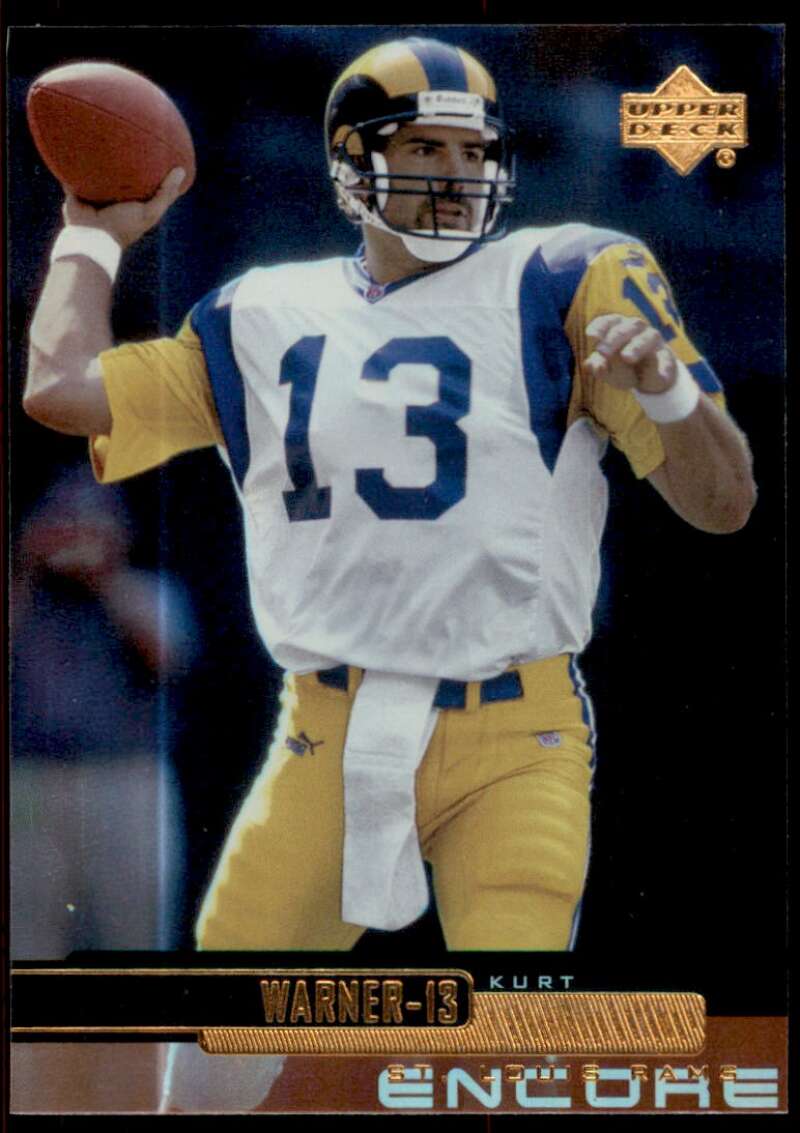 Kurt Warner Rookie Card 1999 Upper Deck Encore #139 Image 1