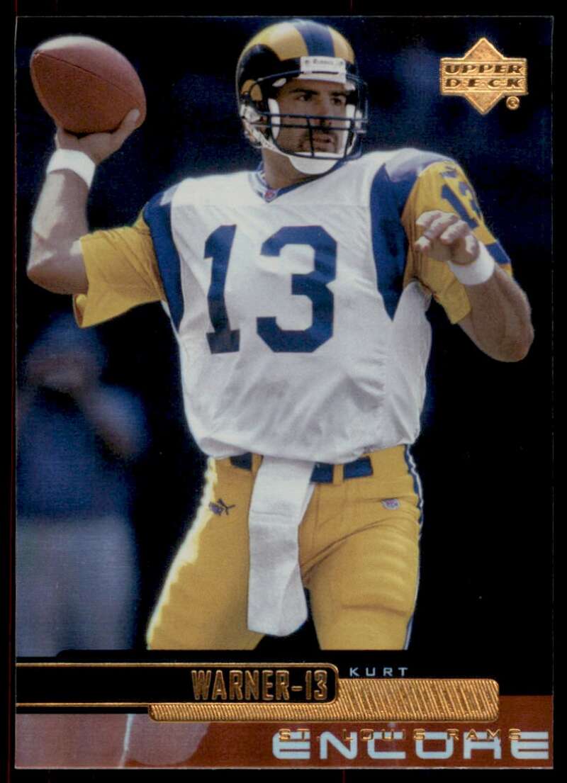 Kurt Warner Rookie Card 1999 Upper Deck Encore #139 Image 1