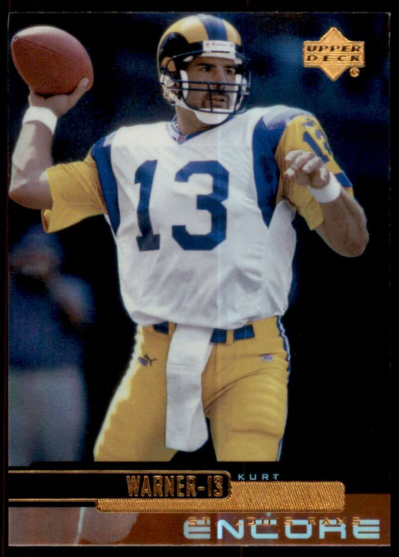 Kurt Warner Rookie Card 1999 Upper Deck Encore #139 Image 1