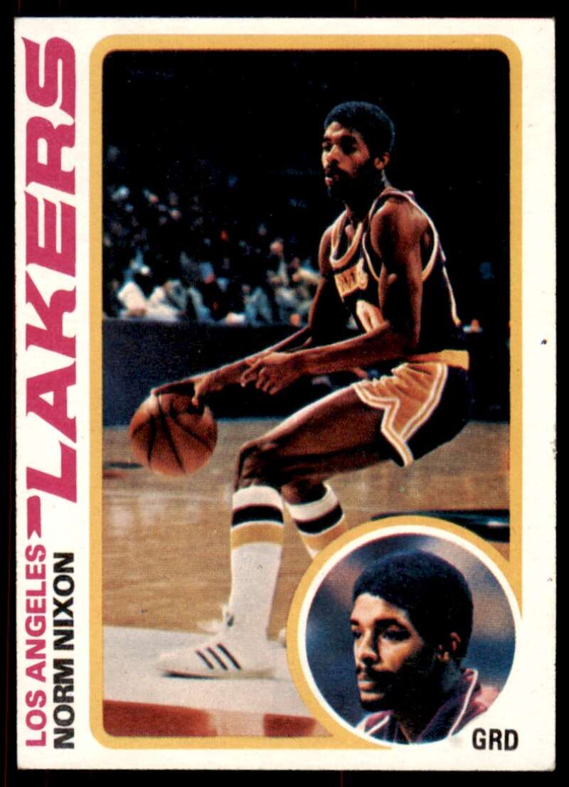 Norm Nixon Rookie Card 1978-79 Topps #63 Image 1