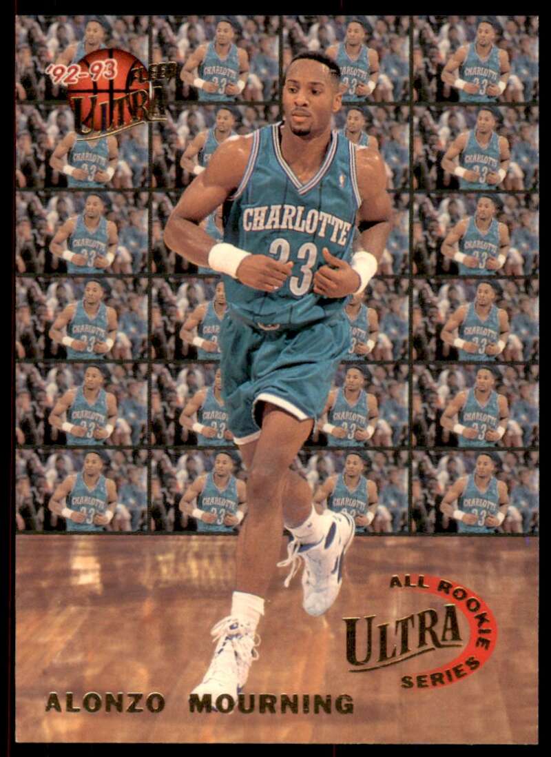 Alonzo Mourning Rookie Card 1992-93 Ultra All-Rookie-Team #6 Image 1